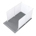 thumbnail image 1 of Caja de arena para gatos MEEXPAWS Splash Guard 28 L, color blanco, 1 of 6