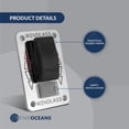 thumbnail image 4 of Five Oceans Boat Anchor Windlass Rocker Switch, Controlling Up/Down Function of Boat Anchor Windlasses, Waterproof, 12 Volts, SPDT 3-Terminal Switch, Stainless Steel Plate - FO3290, 4 of 10
