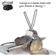 thumbnail image 2 of Stainless Steel Roast Beef Cutting Tongs, Meat Bread Slicing Tong Onion, 2 of 5