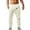 White, variant on Outfmvch Long Johns for Men Joggers for Men Mens Fashion Casual Printed Linen Pocket Lace Up Pants Large Size Pants Cargo Pants for Men Beige L