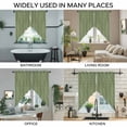 thumbnail image 3 of Sage Green Floral Swag Curtains for Kitchen/Bedroom/Living Room, Spring Flowers Scalloped Curtains 63 Inch Long, Rod Pocket Window Swag Topper Curtains Valances 2 Panels Set 36"x63", 3 of 8