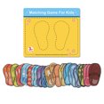 thumbnail image 2 of Juego de Emparejar Zapatos Ganfancp Rompecabezas Educativo para Niños Pequeños 1 Juego, 2 of 7