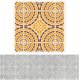 thumbnail image 1 of Plantilla de mosaico Holtz para pintar, 30 x 30 cm, reutilizable, con círculos geométricos. Plantilla para dibujo, manualidades y pintura., 1 of 9