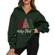 thumbnail image 1 of Pntutb, camisas informales de manga larga para mujer, jersey holgado con cuello en V y estampado navideño, sudadera, tops tipo túnica Pntutb Pntutb-737, 1 of 5