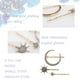 thumbnail image 3 of Juego de pinzas para el cabello de cristal con hexagrama de estrella y luna, accesorios decorativos para el cabello para mujer, 3 of 5