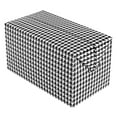 thumbnail image 2 of Bio Tek 80 oz Black Houndstooth Paper Lunch / Chicken Box - with Fast Top - 9" x 5" x 5" - 400 count box, 2 of 11