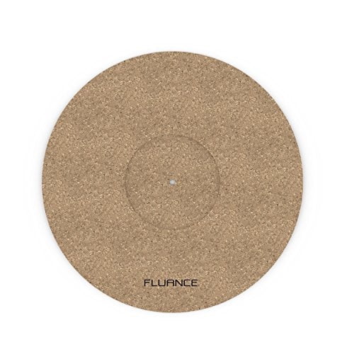 Tapete de corcho para plato giratorio Fluance - El grado audiófilo mej
