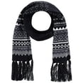 thumbnail image 4 of CTM  Heavy Knit Winter Pattern Hat Glove and Scarf Set (Men), 4 of 4