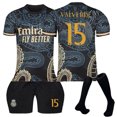 thumbnail image 1 of 2324 Real Madrid Club Fan Edition #15 Valverde Dragon Pattern Black Special Edition Kit, 1 of 2
