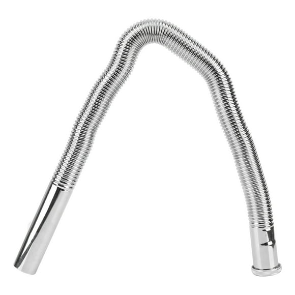 Sink Drain Tubing, U Shape Drain Pipe Decorative Corrugated G1-1/4in Brass For Hotel