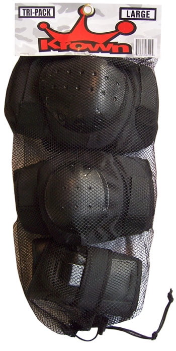 Krown Action Tri-Pack Skateboard Pads Extra Small by