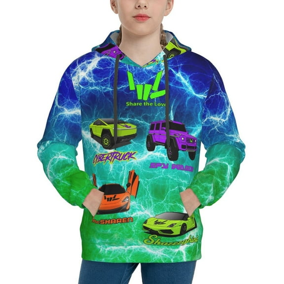 Share The Love Fashion Youth Hoodies Sweatshirts Long Sleeve Sweaters Hooded Outfits Pullover Hoody Top