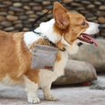 thumbnail image 3 of Bolsa de golosinas SSuperp Para perros bolsa de comida adiestramiento canino algodón impermeable gris, 3 of 5