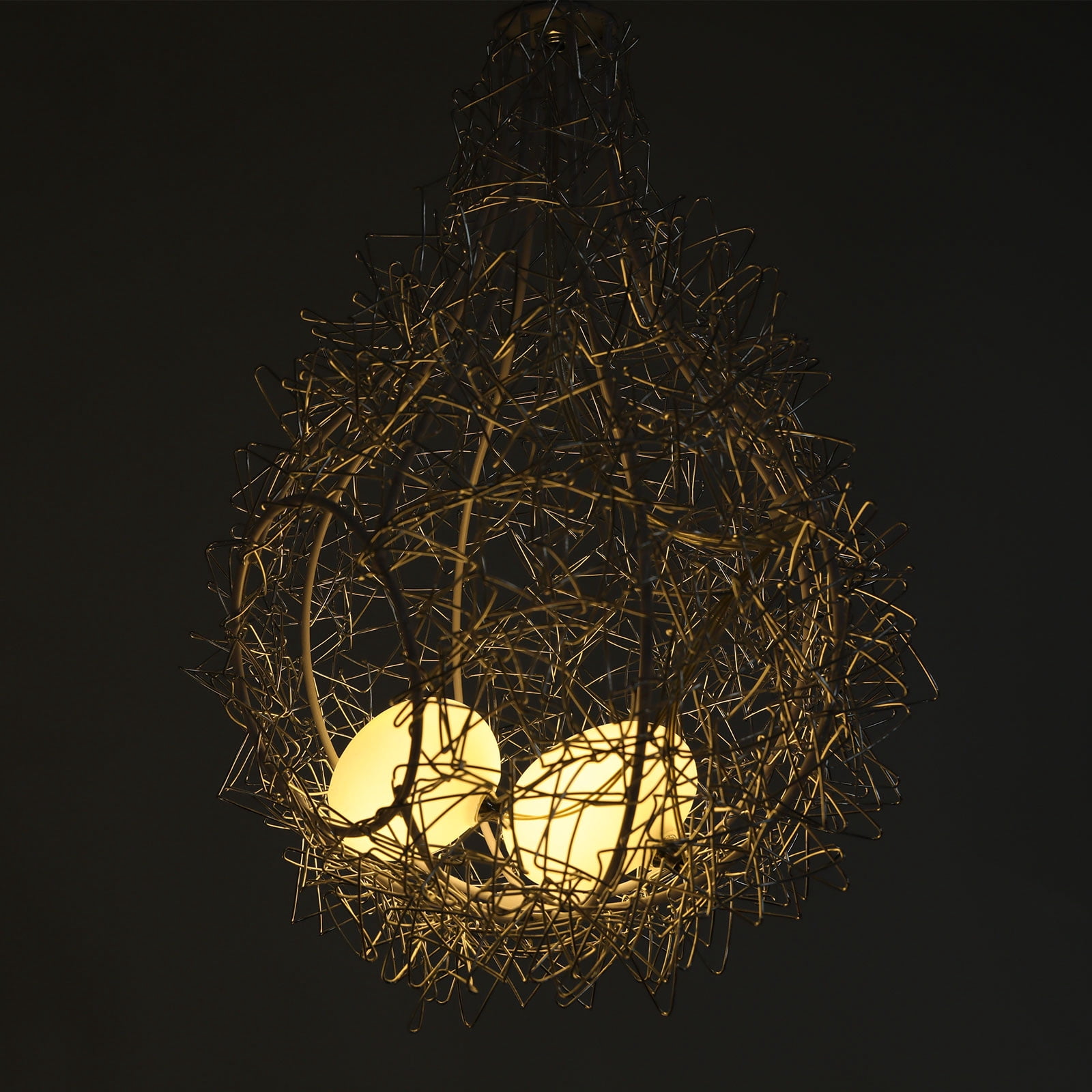 Creative Bird's Nest Chandelier, Ceiling Lamp Fixture, Rustic Pendant Light