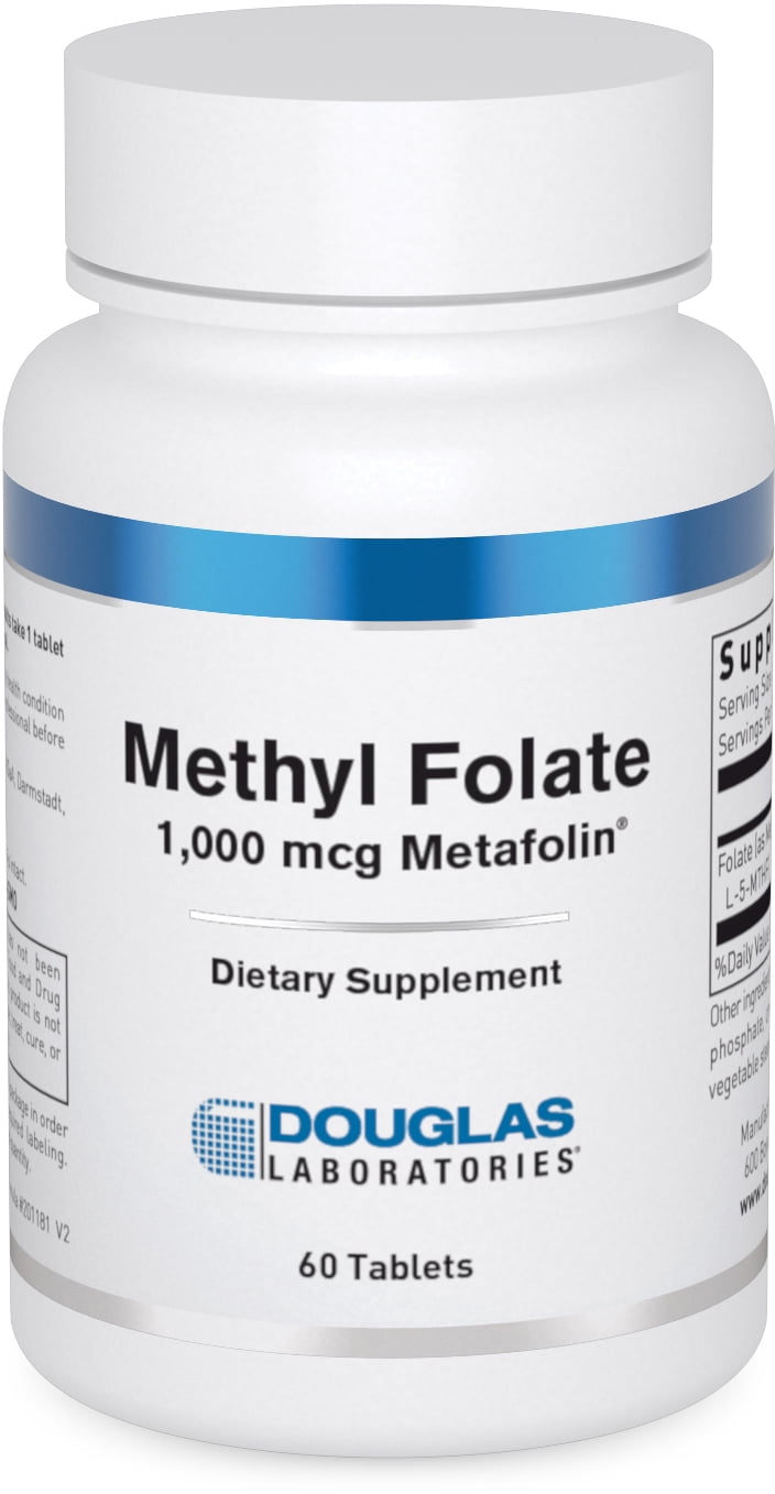 Douglas Laboratories Methyl Folate L-5-MTHF | 1,000 mcg Metafolin ...