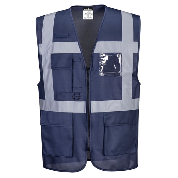 Portwest UF476 Iona Executive Safety Vest Navy, 5X-Large