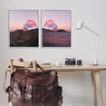 thumbnail image 3 of Stupell Industries Surreal Disco Ball Landscape Landscape Painting Gray Framed Art Print Wall Art, 24 x 30, Set of 2, 3 of 10