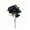 D, variant on 15.75in Halloween Skeleton Hand Black Artificial Silk Rose Stems, Gothic Dark Style Faux Flower Pick For Halloween Party Table Vase Decor