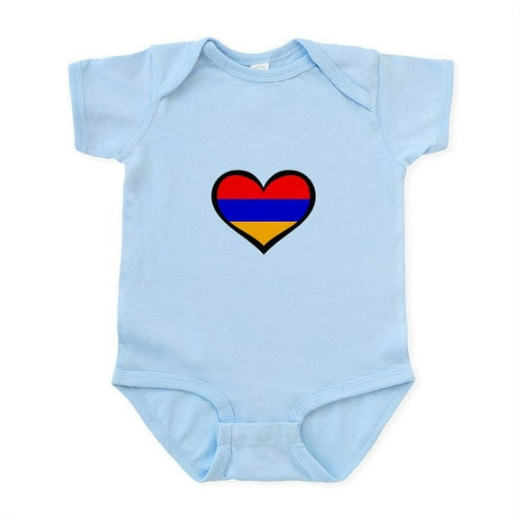 CafePress - Armenia Love Infant Bodysuit - Baby Light Bodysuit, Size Newborn - 24 Months