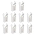thumbnail image 1 of Unique Bargains PVC Pipe Clamps Clips, 20 Pack for 20mm(3/4') OD Hose Hanger Support, White, 1 of 5