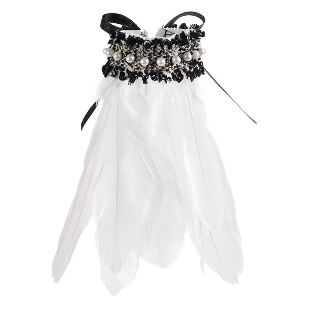 Lucakuins - Muñequeras de plumas, pulseras de plumas, pulsera para mujer, disfraz de Halloween, cosplay Lucakuins moda