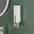 thumbnail image 4 of Soap Dispensers 450ml ABS Plastic Drill Free with Adhesive Wall Mount Liquid Hand Soap Dispenser for Bathroom or Kitchen, 4 of 7