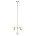 thumbnail image 4 of SAFAVIEH Camaria 5-Light Mid-century Gold Steel Chandelier, 4 of 6
