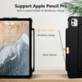 thumbnail image 6 of Fintie Rotating Case for iPad Pro 11" (M5, 2025) / (M4, 2024) – Smart Stand Protective Cover with Built-in Pencil Holder, Auto Sleep/Wake, 6 of 9