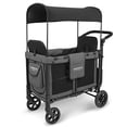 thumbnail image 4 of WONDERFOLD W2 Original+ Stroller Wagon (2 Seater) - Collapsible Wagon Stroller with Seats with 5-Point Harnesses, Easy-Access Door, and Adjustable Sun Canopy, Charcoal Gray, 4 of 5