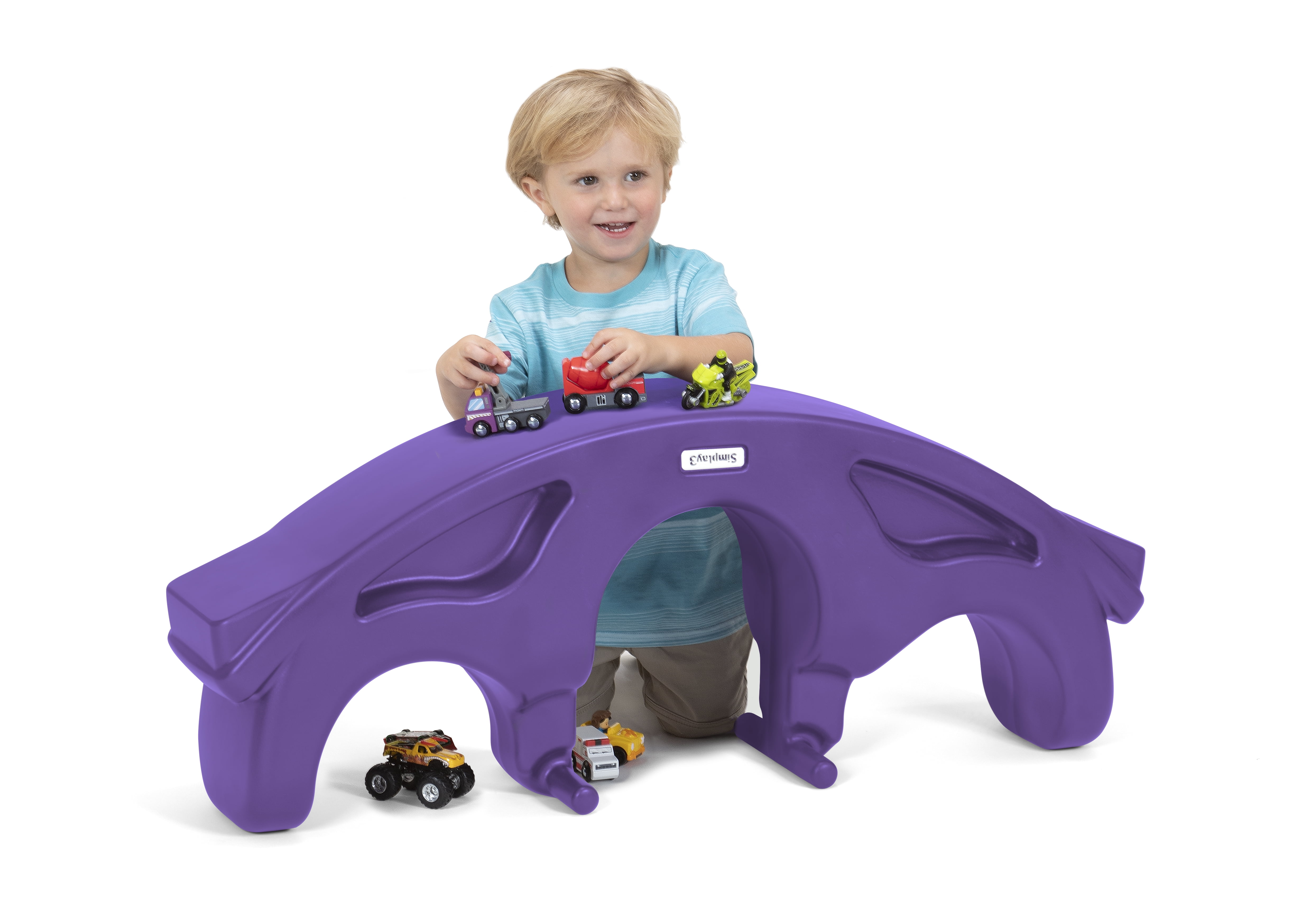 Simplay3 Rock & Roll Teeter Totter Seesaw for Kids and Toddlers, Weather-Resistant Plastic, Indoor or Outdoor Use