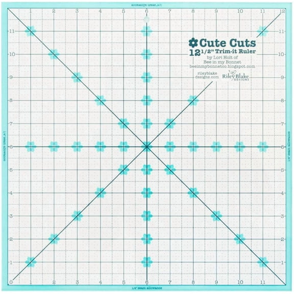 Trim It Ruler Square 12-1/2in x 12-1/2in