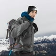 thumbnail image 5 of Gorro de punto con luz LED, recargable por USB, 4 luces LED, unisex, cálido, para invierno, con linterna, 5 of 5