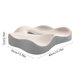 thumbnail image 3 of Funda de almohada de espuma viscoelástica para silla de oficina, cojín grueso y ergonómico para el coxis, base antideslizante para coche, hogar, silla de ruedas, cojín de poliéster., 3 of 6