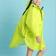 thumbnail image 3 of Raincoat Toddler Wear Rain for Boy Kids Girls Cartoon Children 3D Ponchos Jacket Boys Coat&jacket Hooded Rainwear Kid Rainwear Size 1-4 Years, 3 of 5