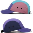 thumbnail image 5 of YooGuoGuo 5 Panel Cap Waterproof Trucker Cap Curved Bill Baseball Cap Dad Cap Color-Blocked Hat Summer Breathable Outdoor Cap, 5 of 7