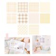 thumbnail image 5 of Papel De Notas Bloc de notas creativas de papel de notas vintage a cuadros (mil capas de castaño) Hugtrwg Libre de BPA, 5 of 5