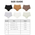 thumbnail image 5 of Xmarks Womens Cotton Boy Shorts Panties High Waisted Underwear Comfortable Undies for Women Multiple Pack S-XL, 5 of 5