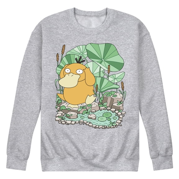 Pokémon - Psyduck Pond - Men's Crew Fleece Sweatshirt