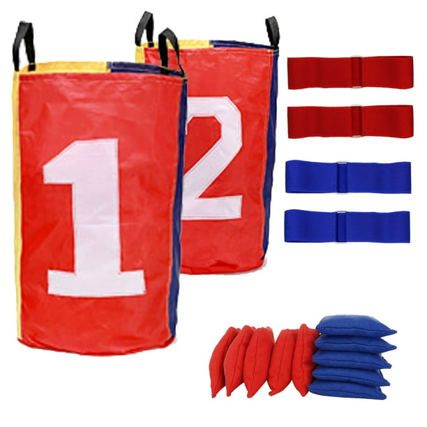 Relay Race Games Kids&Family 3 Legged Race Bands Potatoe Sack Bean Bags