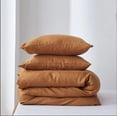 thumbnail image 3 of Pavish Export Cotton Duvet Cover In Dark Rust Soft Comforter Duvet Cover With 2 Pillow Case Softened Cotton Comforter cover Quilt cover Queen, 3 of 4