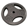 thumbnail image 1 of CAP Barbell Standard 1-inch Grip Weight Plate, Black, 1 of 3
