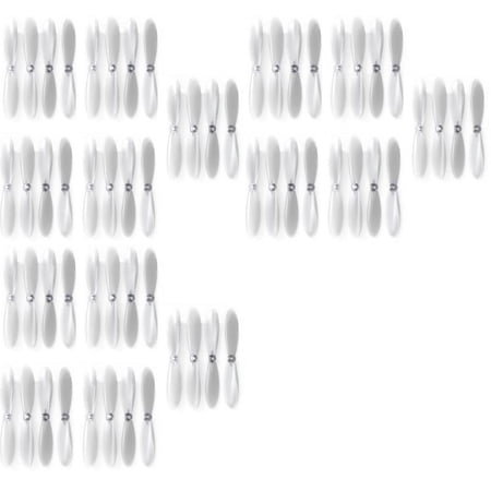 HobbyFlip Clear Propeller Blades Props 5x Propellers Compatible with Hummingbird Micro Quadcopter 3 Pack