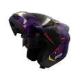thumbnail image 2 of Casco Para Moto Edge Abatible Morado Brillante Certificado XL, 2 of 4