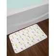 thumbnail image 2 of Watercolor Flower Bath Mat, Colorful Tulips Pattern Country Style Floral Design Watercolor Effect Art, Non-Slip Plush Mat Bathroom Kitchen Laundry Room Decor, 29.5 X 17.5 Inches, Multicolor, Ambesonne, 2 of 2