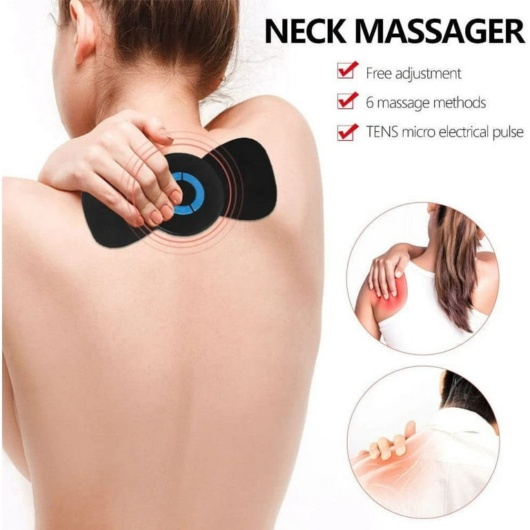 Electric Massagers 2Pack Pain Relief Shoulder and Neck Foot Body Massager  Multi-Functional Cervical Vertebrae Massagers Pad