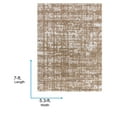 thumbnail image 6 of Livabliss Area Rugs for Living Room, 5x7 Sacramento Shag Modern White Rug, Bedroom Dining Room Home Decor Stain Resistant Carpet (5'3" x 7'), 6 of 7