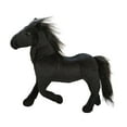 thumbnail image 1 of Stuffed Animals Horse Decorative Cuddly Plush Toy for Themed Parties Decor Black, 1 of 8