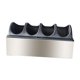 thumbnail image 3 of Comedero para aves de corral Bandeja de alimentación para aves Contenedor de acero inoxidable Bebedero para 20 cm x 10 cm, 3 of 9