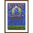 thumbnail image 2 of Art.com Texas Blue Bonnet Farm Art Print by Lantern Press, Brown Frame Wall Art, 21" x 29", 2 of 5