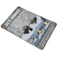 thumbnail image 3 of Get Naked Just Kidding This is A Half Bath Otters Art Vintage Tin Sign Otters Lover Gift Bathroom Decor Plate Plaque Metal Tin Sign Birthday Anniversary Housewarming Gift 12"x8", 3 of 8